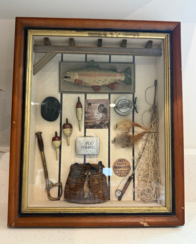 Vintage fly fishing - fishing, box