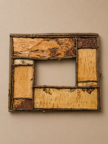 Adirondack birch wood picture - adirondack,